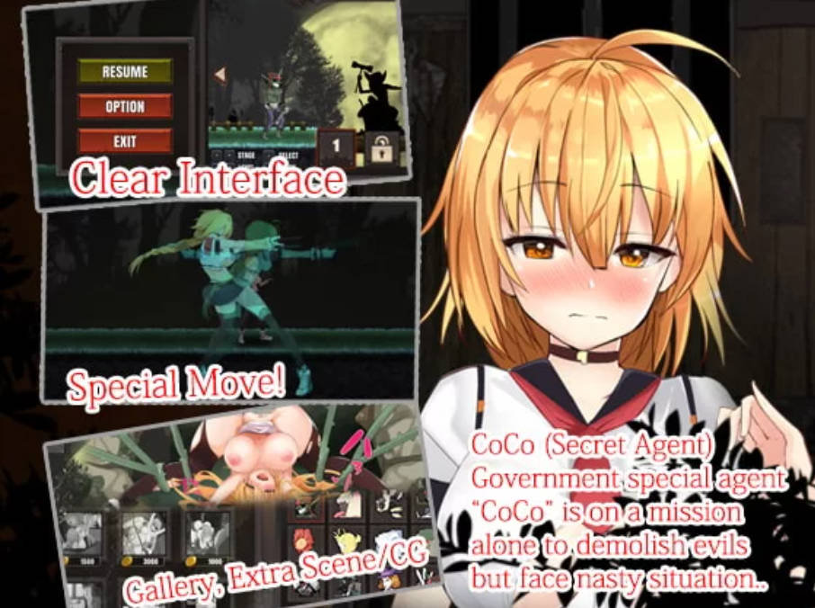 [日式/ACT/新汉化] 任务代号：可可 MissionCodeCOCO Ver1.5 汉化版 [PC/860M]