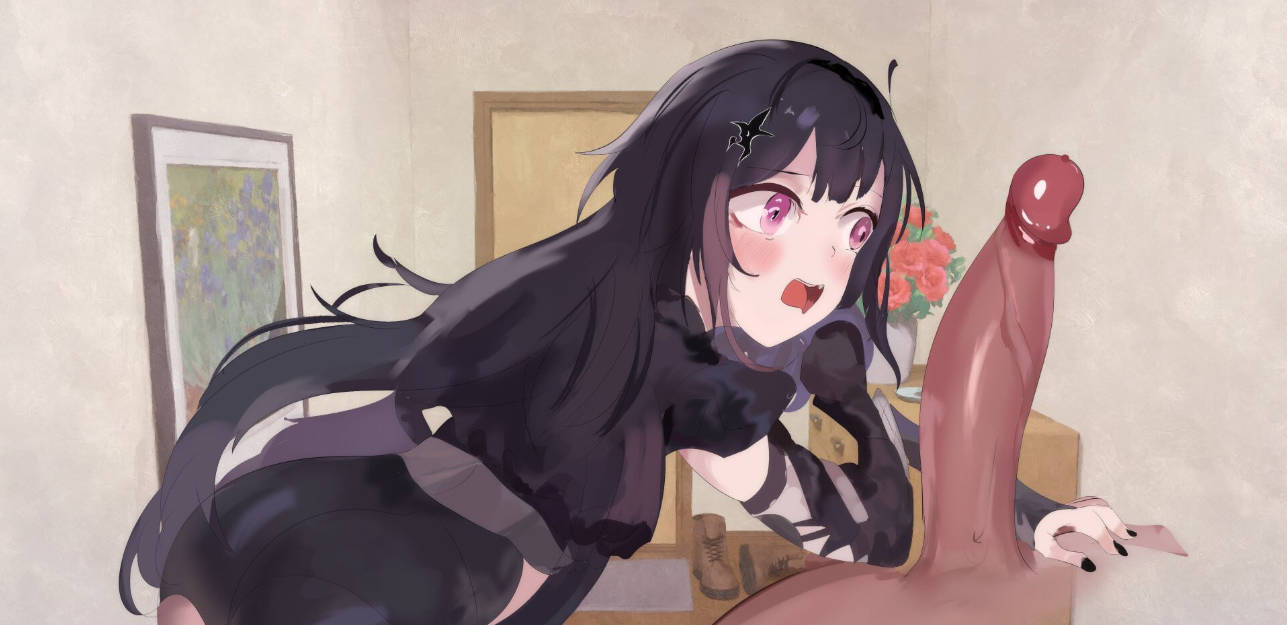 [SLG/中文] 哥特伪娘的欲望 官方中文版 [新作] 【390M】 （Goth Femboy Desire）