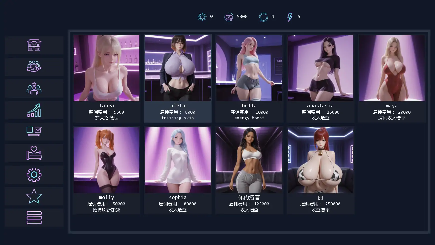 【欧美SLG/AI汉化/管理】青楼污秽Update9 AI汉化版【PC+安卓/2.88G/更新】 封面图 2