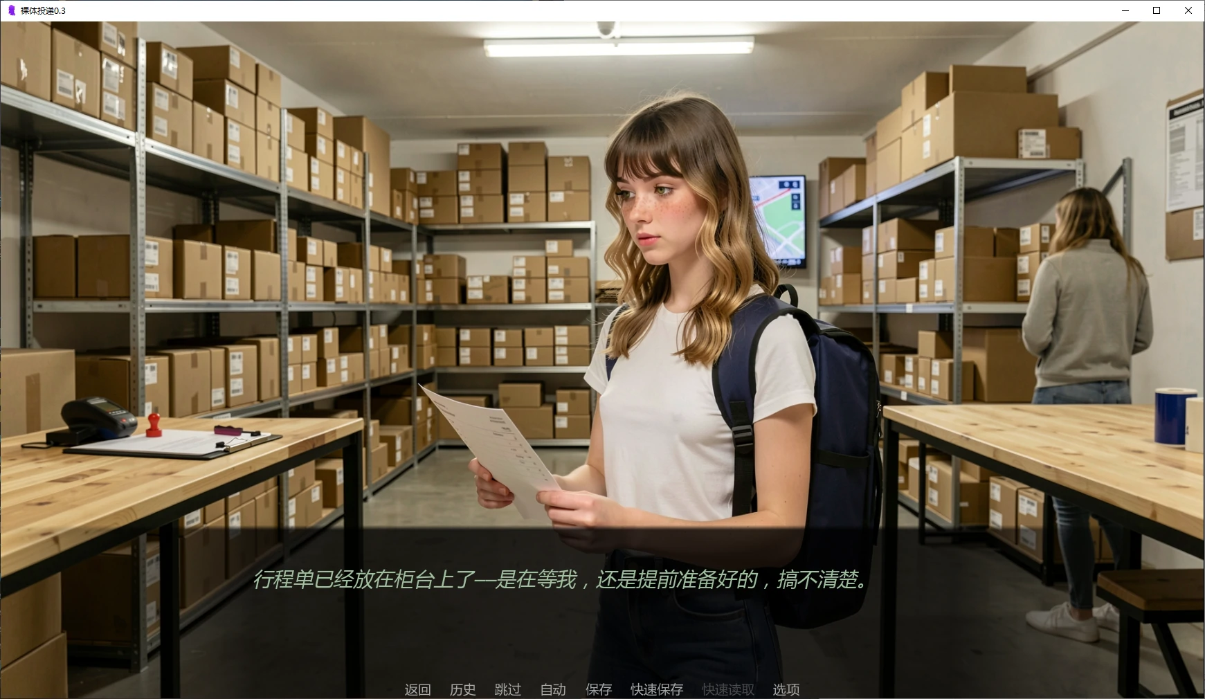 【欧美SLG/AI汉化/露出】裸体投递0.3 AI汉化版【PC+安卓/3.8G/更新】 封面图 2