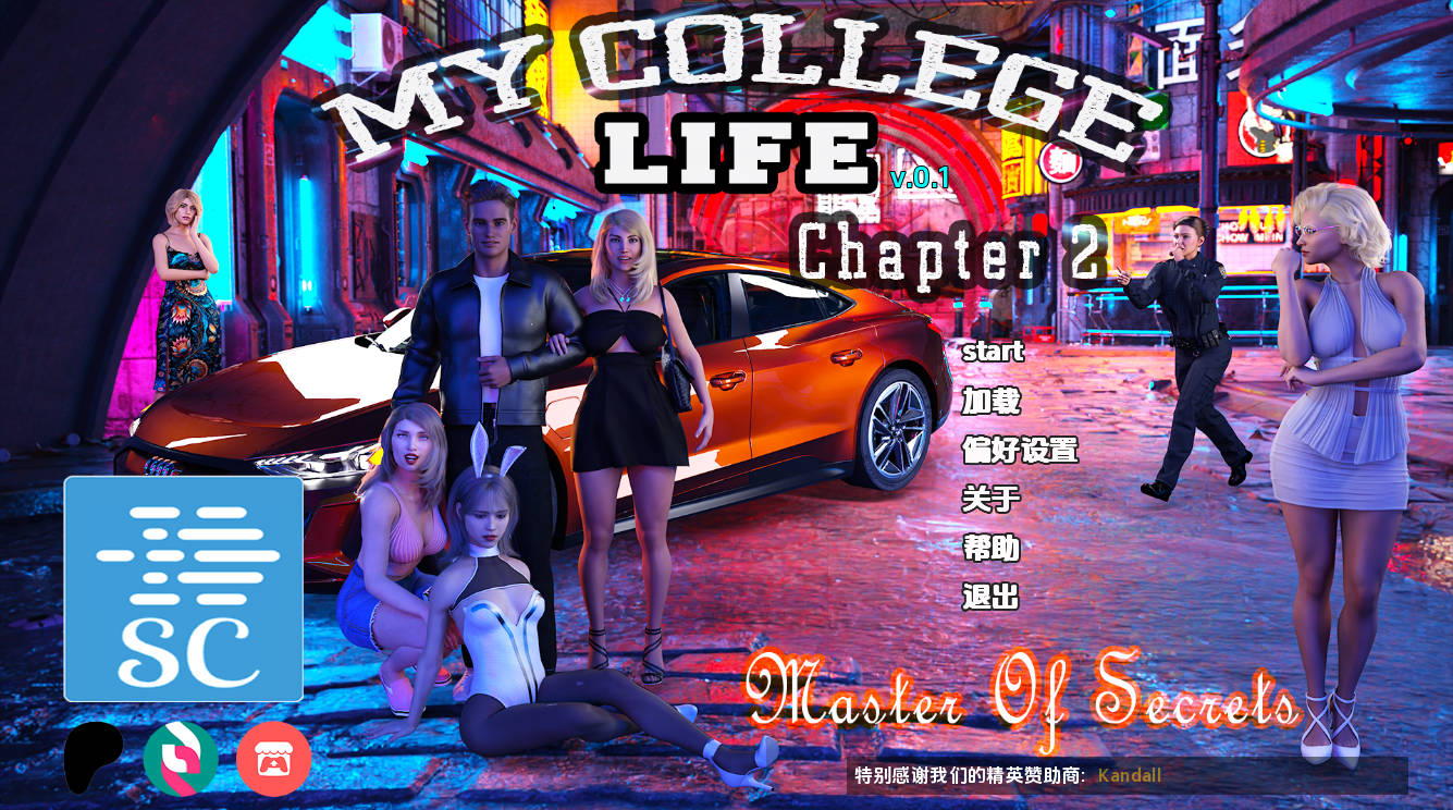 【欧美SLG/汉化/沙盒】我的大学生活Ch.2v0.1 汉化版【PC+安卓/603MB/更新】 My College Life [Ch.2 v0.1]